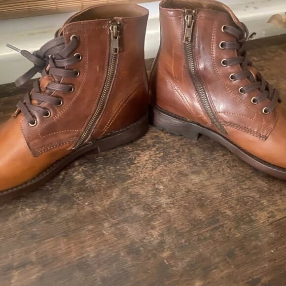 Frye Bowery Lace Up Boots Mens Size 8 Brand New - Picture 6 of 6